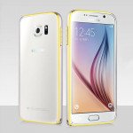 Wholesale Samsung Galaxy S6 Aluminum Metal Bumper (Silver)